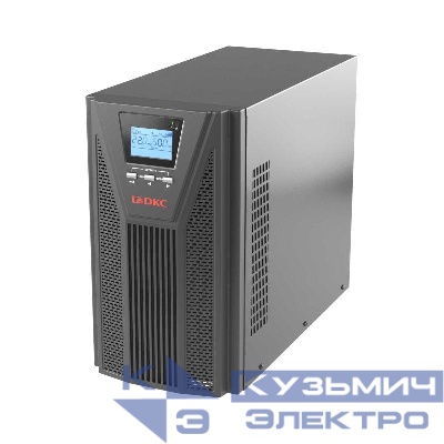 Источник бесперебойного питания онлайн для Small Tower 3000В.А/2700Вт 1/1 4хSchuko EPO USB RS-232 RJ45 без АКБ 7А.ч DKC SMALLT3A0PS