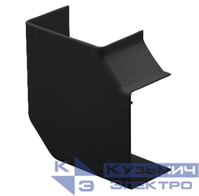 Поворот 90град. для кабель-канала РКК 100х60/40 черн. Ruvinil ПВР-100х60-Ч