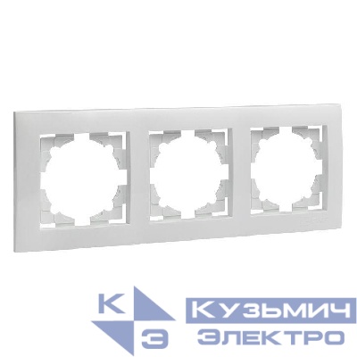 Рамка 3-м Валенсия бел. PROxima EKF EWM-G-303-10