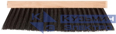 Щетка для пола деревянная овальная 5-ти рядная 265мм КУРС 68041