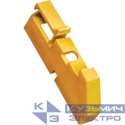 Изолятор на DIN-рейку желт. IEK YIS21