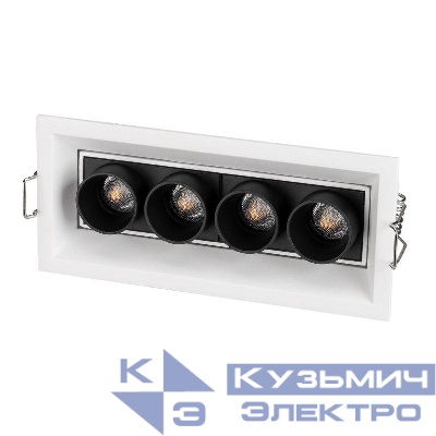 Светильник светодиодный MS-ORIENT-BUILT-TURN-TC-S67x150-10W Warm3000 WH-BK 30 deg IP20 230В металл Arlight 031929