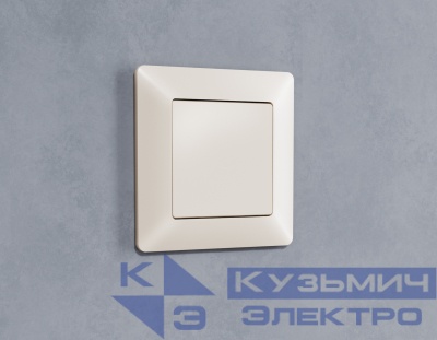 AF110331 Рамка ALFA Line (Бежевый матовый) 1-ая