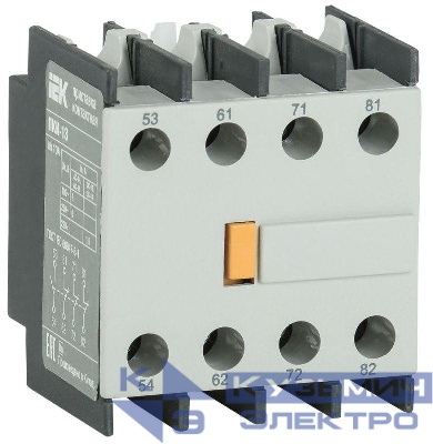 Приставка контактная ПКИ-13 доп. контакты 1НО+3НЗ KARAT IEK KPK10-13