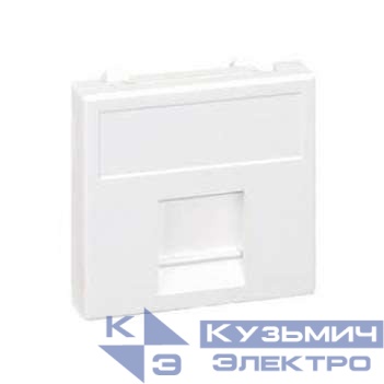 Адаптер на 1 RJ45 коннектор защ. шторки графит SimonConnect K76-14