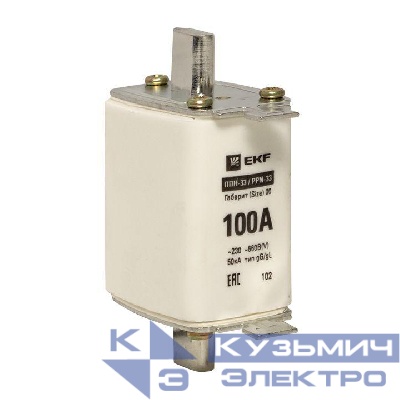 Вставка плавкая ППН-33 160/100А габарит 00 PROxima EKF fus-33/160/100