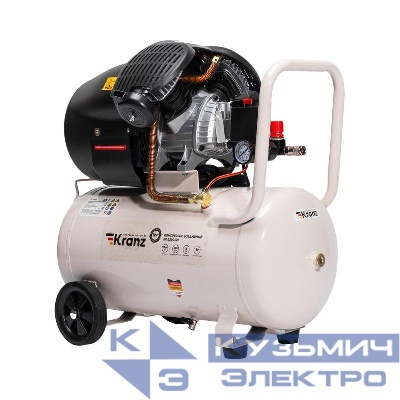 Компрессор воздушный KR-2200/50 2200Вт 400л/мин 50л Kranz KR-16-1153