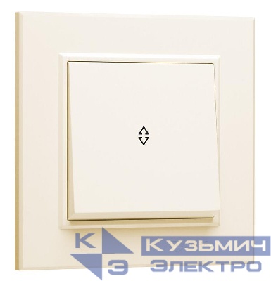 Переключатель 1-кл. СП Karea 10А IP20 крем. Makel 56010005