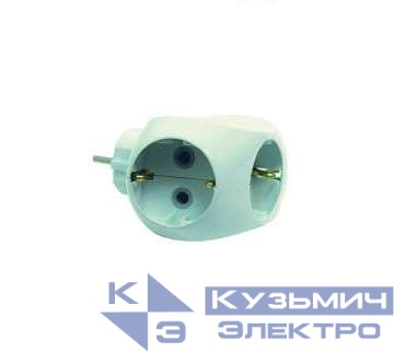 Разветвитель 3-м с заземл. 16А Makel 10015