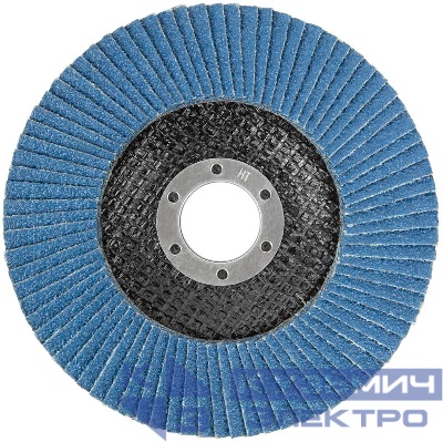 Круг лепестковый торцевой циркониевый 125мм Р 40 FIT 39966