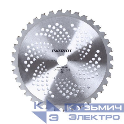 Нож TBM-36 D255х25.4мм 36 твердосплавных зубьев PATRIOT 809115221