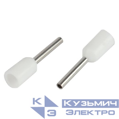 Наконечник-гильза НШвИ 0.5-8 с изолированным фланцем (уп.10шт) Эра Б0063348