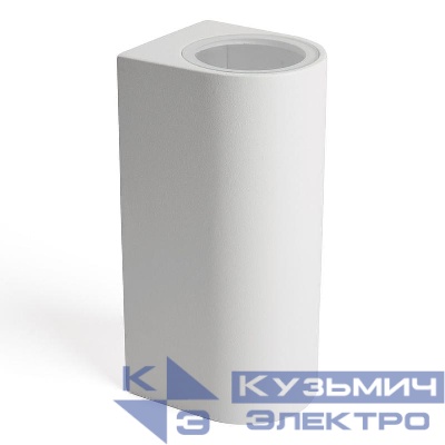 Светильник DH015 2хGU10 230В садово-парковый на стену бел. FERON 48340