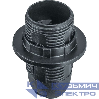 Патрон электрический 61 350 NLH-PL-R1-E14-BL пласт. люстровый с кольцом Navigator 61350