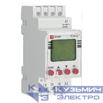 Таймер электронный ТЭ-80 24-230В PROxima EKF te-80-24
