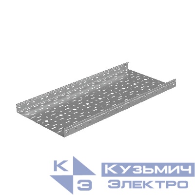 Лоток листовой перфорированный 400х50 L3000 сталь 1.2мм "СТАНДАРТ ПЛЮС" LPEplus50-400-1.2-3000 INOX304 КМ PL5132