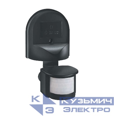 Датчик движения DD-01 настенный 180град. 800Вт 10-420с 5-12м 3-2000Лк IP44 черн. Duwi 25824 7