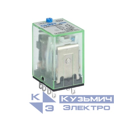 Реле промежуточное с кнопкой тестирования NJDC-17(D)/4ZS 4 конт. с инд. LED 3А AC220В (R) CHINT 651141