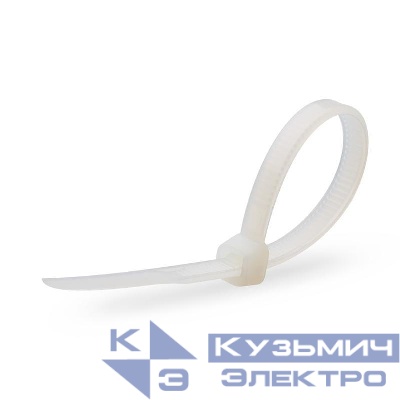 Хомут кабельный КСС 4х300 нейл. бел. (уп.100шт) Fortisflex 49399