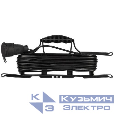 Удлинитель-шнур на рамке 1х10м без заземл. ПВС 2х0.75 GREEN LINE FR-6-10m Эра Б0065090