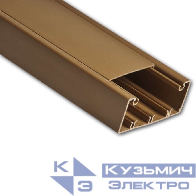 Кабель-канал 100х40 L2000 пластик коричн. Ruvinil РКК-100х40-К