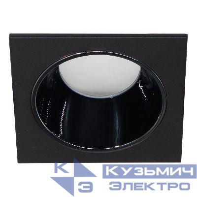 Светильник DL3112 G5.3 MR16 потолочн. встраив. черн. + черн. хром FERON 51408