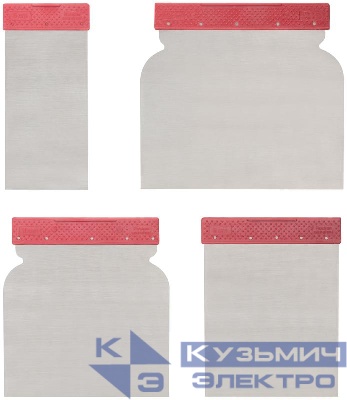 Шпатель металлический набор 4шт "Япончик" 50/80/100/120мм FIT 06745