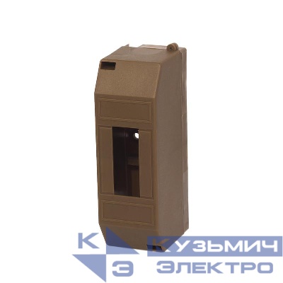 Бокс для авт. выключателей на 1-2 модуля темн. дерево Урал Пак БВ-9018042-045