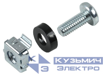 Набор закладных винтов-шайб-гаек M6x15мм ITK ITK-HP-15