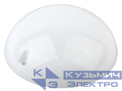 Светильник "Сириус" НБП 06-60-102 max 60Вт E27 IP54 D220 круг с фото-шумовым датчиком акуст. бел. ЭРА Б0048412