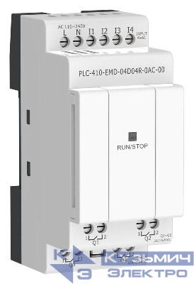 Модуль входов выходов ПЛК 410 4 DI 4 RO 220В AC ONI PLC-410-EMD-04D04R-0AC-00