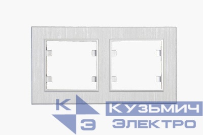 Рамка 2-м Karea LINE STAR жемчуж. Makel 86100702