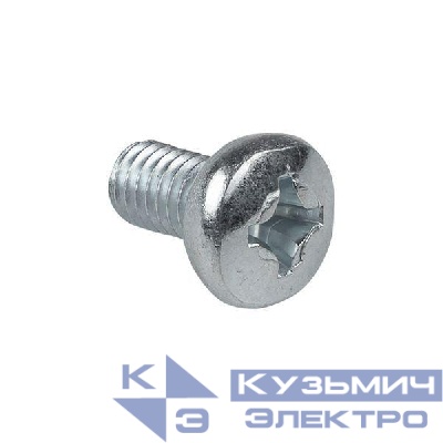 Винт с полукруглой головкой М6х16 DIN 7985 EKF wm6x16