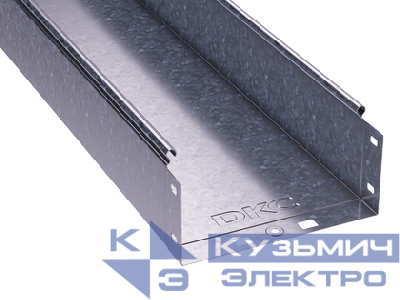 Лоток листовой неперфорированный 500х100 L2000 сталь 1мм DKC 35116