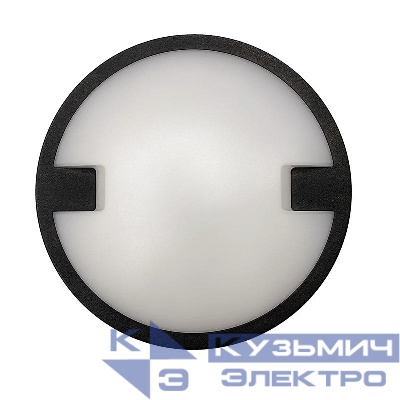 Светильник светодиодный "Банник" PBH-PC8-RA 12Вт 4000К IP65 ЖКХ ДБП пылевлагозащ. black черн. JazzWay 5048454