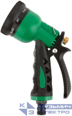 Пистолет для полива 8 режимов 170мм зел. FIT 77305