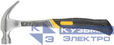 Молоток-гвоздодер Профи 29мм 450г цельнометал. FIT 44791