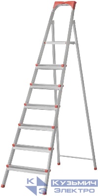 Лестница-стремянка 7 ступ. 8.8кг сталь FIT 65335