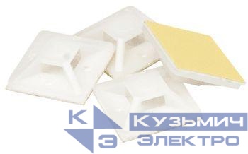 База монтажная самокл. 30х30 бел. NFP-30-100/WH (уп.100шт) Navigator 71063