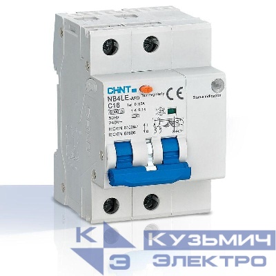 Устройство защиты при дуговом пробое (УЗДП) NB4LE-AFD 2P C25 тип A 30мА CHINT 335358