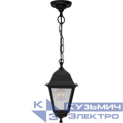 Светильник НСУ 04-60-001 60Вт E27 230В садово-парковый на цепочке 325мм черн. FERON 32255