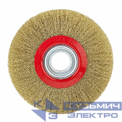 Diamond Industrial Корщетка для точила 180х32/25,4/22,2/19/15,88/12,7 мм мягкая латунированная проволока 0,3 мм Diamond Industrial