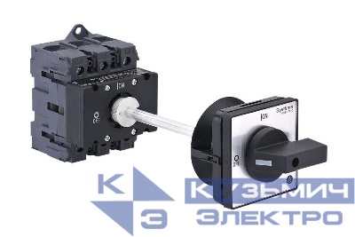 Выключатель-разъединитель 3п 100А IP20 с черн. выносн. рукоят. на дин-рейке/плате SE MSD100340B