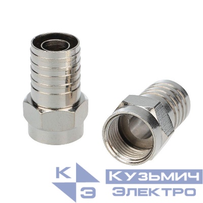 Разъем F RG-6 (уп.100шт) Rexant 05-4031
