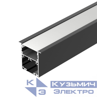 Профиль SL-LINIA52-3L-F-2000 ANOD BLACK L2000 алюм. Arlight 044685