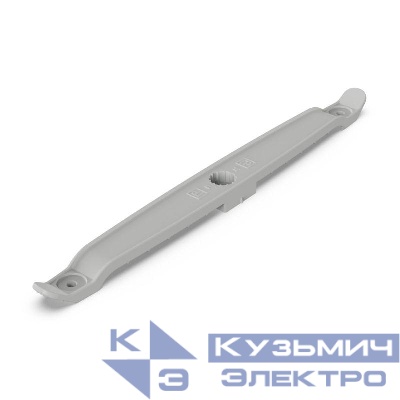 Держатель плоского кабеля двусторонний для прямого монтажа на 12 мест в гофроящике сер. (уп.210шт) Промрукав PR13.02705