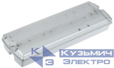 Светильник светодиодный ДПА 5045-2 IP54 3ч аварийный универс. IEK LDPA0-5045-2-54-K01