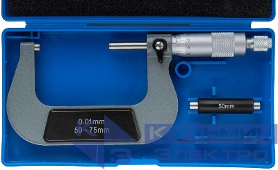 Микрометр наружный 50-75мм/0.01мм FIT 19911