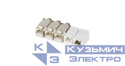 Модуль-вставка Keystone кат.5E (класс D) неэкранир. 100МГц RJ45 (8P8C) неэкранир. FT-TOOL/110/KRONE T568A/B для системы мониторинга гарантия: 5 лет расширен. / 25 лет системн. бел. NIKOMAX NMC-KJUD2-LS-WT