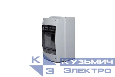 Корпус щита распределительного для модульного оборудования 4M IP65 навесной прозр. затемненная дверца Cetinkaya Pano CP3902